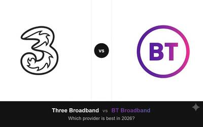 Three Home Broadband vs BT Broadband 2026 — Which Should You Choose?